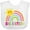 AA-White, variant on Inktastic Family Big Sister with Rainbow Girls Baby Bib