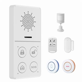 WiFi Home Alarm System 13-Piece Kit - Door/Window Sensors, Motion Detector, Siren & App Alerts