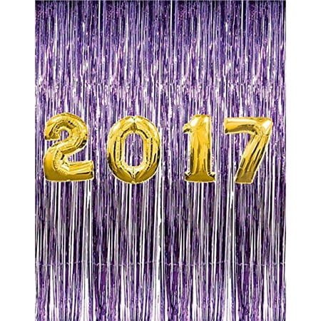 Graduation 2017 Gold And Purple Balloons Kit Party Decorations Pkg