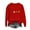 Red, variant on Jinhomg Thin Fleece Sweatshirt for Women Trendy Graphic Print Crewneck Pullover Fall Oversized Comfy Long Sleeve Sweatshirts Daily Wear Spring Saving Today Red XL
