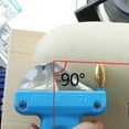 thumbnail image 4 of CHICHUMID Ergonomic Dough Chopper Kitchen Gadget Blue Stainless Steel Noodle Making 1 Set, 4 of 6