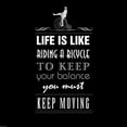 thumbnail image 2 of GraphINC 15x15 Black Ornate Wood Framed with Double Matting Museum Art Print Titled - Life Is Like, 2 of 4