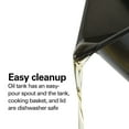 thumbnail image 3 of Hamilton Beach 21-Cup/5L Electric Deep Fryer with Basket, Freidora de Aceite, Stainless Steel, 3 of 8