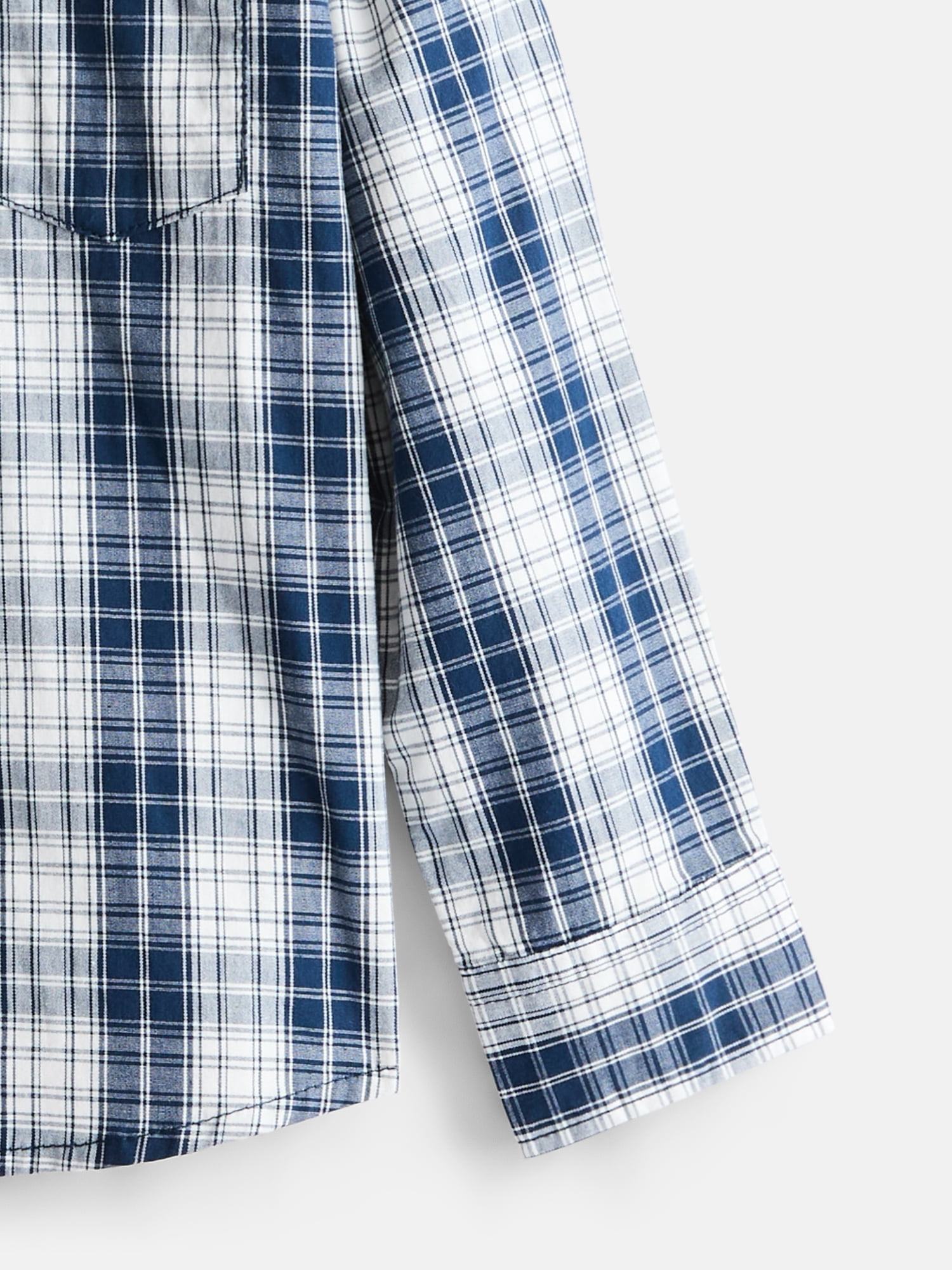 Wonder Nation Toddler Boys' Button Down Poplin Shirt with Long Sleeves, Sizes 12M-5T