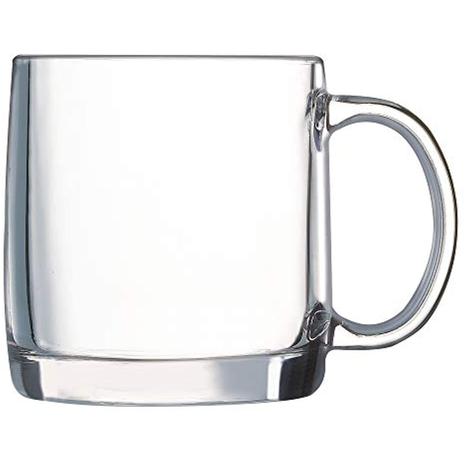 Luminarc 13Ounce Nordic Mug, Set of 4, 4 Count (Pack of 1), Clear