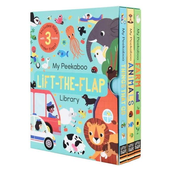 My Peekaboo Lift The Flap Library 3 Books Collection Box Set - Ages 0-5 - Hardback