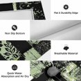 thumbnail image 6 of Sage Green Black Outdoor Rug for Patio/Deck/Porch, Non-Slip Large Area Rug 4 x 6 Ft, Modern Abstract Art Botanical Indoor Outdoor Rugs Washable Area Rugs, Reversible Camping Rug Carpet Runner, 6 of 8