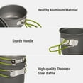 thumbnail image 4 of furnace,Cookware Mess Kit Pot And Pan And Pan Set Kit 1-2 Person Pan Set Picnic Portable Pot And Mewmewcat Person Portable Pot 1-2 Person Portable Siuke Cookware Cookware, 4 of 7