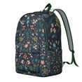 thumbnail image 2 of Elegant Flowers Print Backpack with Laptop Sleeve, Perfect for School and Office Essentials, Ergonomic Shoulder Straps, Wonderful Gift for Colleagues, 2 of 5