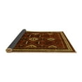thumbnail image 2 of Ahgly Company Indoor Round Southwestern Yellow Country Area Rugs, 8' Round, 2 of 4