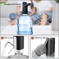 thumbnail image 5 of Dispensador de agua para botella de 5 galones, bomba de agua potable cuantitativa DIY, luz de alimentación, bomba de botella eléctrica de carga USB portátil, 5 of 5