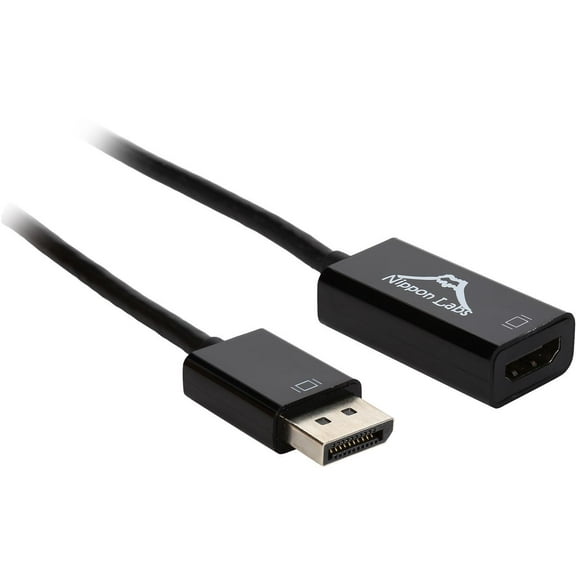 Nippon Labs 6" DP DisplayPort Male to HDMI Female 1080P Passive Adapter (AD-DP-HDMI-PS)