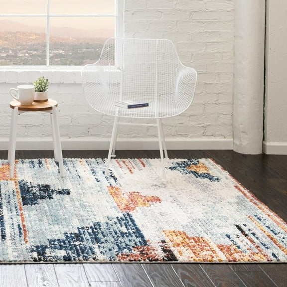Unique Loom Tucson Collection Area Rug - Sabino (2' x 3' Rectangle Multi/Beige)
