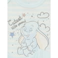 thumbnail image 3 of Disney Baby Wishes + Dreams Dumbo Infant Baby Short Sleeve Bodysuits, 3-Pack, Sizes Newborn-12 Months, 3 of 7