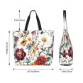 thumbnail image 2 of Large Capacity Single Shoulder Shopping Bag 19.7×15.7×5.9in Main Pocket Large To Accommodate Your Daily Needs Can Be Portable Can Be A Single Shoulder Back Flowers, 2 of 8