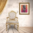 thumbnail image 3 of Dean Russo Collection 15x18 Gold Ornate Wood Framed with Double Matting Museum Art Print Titled - Puppy Love, 3 of 4