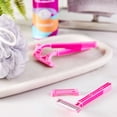 thumbnail image 2 of Equate Women's 2-Blade Disposable Razors, Pink, 5 Count, 2 of 8