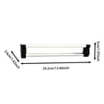 thumbnail image 2 of ZZHZGZ Canada Sale Sliding Rack Heavy Duty Pull Out Garment Organizer for Closet Storage Space Saving Hanger Rail System, 2 of 5