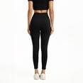 thumbnail image 5 of WULMLEO Seamless Leggings for Women - Butt Lifting No Front Seam Mid Waist Active Workout Gym Yoga Pants Black S, 5 of 6