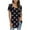 Black, variant on Fesfesfes Women T Shirts Women Fashion Printed Casual Round Neck Short Sleeve Loose T-Shirt Blouse Tops T-Shirts for Women S(US:4)