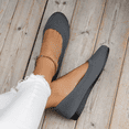 thumbnail image 4 of Women’s Knit Ballet Flats, Soft Breathable Slip-On Dress Shoes, Lightweight Stretch Comfort Loafers for Walking Work Travel, Cushioned Non-Slip Flat Shoes, Fashion Casual Solid Color Knit Flats, 4 of 6