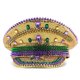 thumbnail image 3 of Gorra de béisbol plana de poliéster con lentejuelas y diamantes de imitación para adultos, 3 of 5