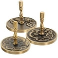 thumbnail image 1 of 3pcs Brass Incense Press Incense Ash Presser Tool Incense Making Supplies (Random Style), 1 of 8