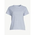 thumbnail image 6 of Free Assembly Women's Ringer Tee with Short Sleeves, Sizes XS-XXXL, 6 of 7