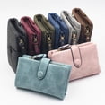 thumbnail image 3 of Portefeuille Tri-fold Mignon pour Femmes Porte-Cartes en Cuir Pu Design Court, 3 of 5