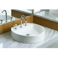thumbnail image 3 of Kohler K-2331-8-0 Chord Wading Pool Vessel Bathroom Sink with 8 in. Widespread Faucet Hole - White, 3 of 3