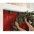 thumbnail image 2 of Garland Hanger for Front Door,Garland Hanger Adjustable Fits 32"-80" Doors,Heavy-Duty Christmas Halloween Decoration Holder for Wreaths, Lights & More | No Screws, Drilling, Glue-Damage-Free, 2 of 14