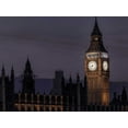 thumbnail image 2 of Frank, Assaf 32x25 White Modern Wood Framed Museum Art Print Titled - Big Ben in London, UK, 2 of 4