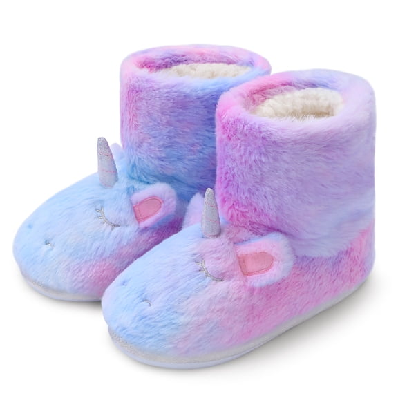 HOMEHOT Girls Bootie Slippers
