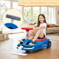 thumbnail image 4 of 12V Electric Wiggle Car, NEORIVER Kids Cleaning Fun Ride-On Car with Detachable Mop – Music Function, Multi-Speed Mode, LED Headlights, Indoor & Outdoor, Electric Car Toy for Ages 3+, 4 of 9