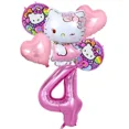 thumbnail image 3 of Suministros de decoración para fiestas de Hello Kitty, vajilla, accesorios, telón de fondo para cumpleaños, decoración navideña, baby shower, pancarta de bricolaje, vasos de papel, 3 of 5