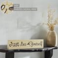 thumbnail image 4 of VHC Brands Buzzy Bees Just Bee Yourself MDF Wall Sign 3x14, Spring Decor, Home Decorations for Wall or Door, Spring and Easter Hanging Decoration, 4 of 4