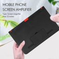 thumbnail image 3 of Mobile Phone Screen Magnifier 12 Inch 3d Hd Video Amplifier Stand Bracket With Game Black Folding D, 3 of 4