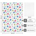 thumbnail image 2 of 4 Pcs Pioneer Flower Floral Print Pattern Kitchen Towels, Funny Microfiber Dish Towel Set, 18" X 26" Tea Towels, 2 of 6