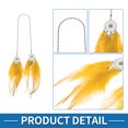 thumbnail image 4 of Accesorios de colgante para espejo retrovisor de coche de metal con rhinestones falsos y diamantes falsos, adorno colgante para coche, color amarillo variado, 4 of 6