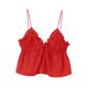 thumbnail image 3 of HH TRAF Verano Femenino Elegante Sólido Sin Mangas Lazo Decoración Popelina Top Mujeres Moda Pliegues Cuello En V Sling Tops Ropa De Calle Mujer, 3 of 5