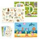 thumbnail image 1 of Manteles individuales desechables Babebay, paquete de 60 unidades, para bebés de 12 x 18 cm, 3 diseños, 1 of 7