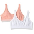 thumbnail image 1 of Hanes Girls Cozy Seamless 2-Pack Wirefree Bra, L, 1 of 1