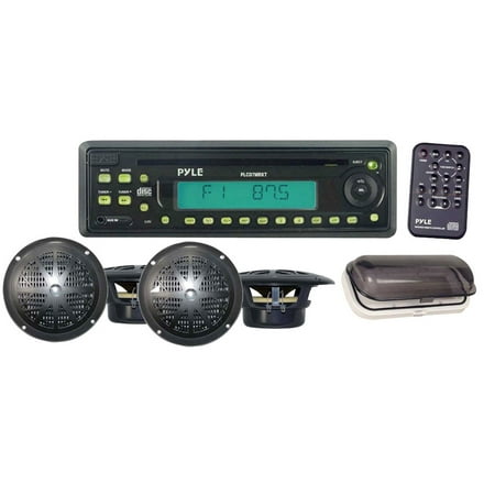 Pyle Marine AM/FM/CD Player Receiver With 4 X 5.25