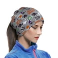 thumbnail image 6 of Neck Gaiter Face Cover Scarf, Happy Halloween Soft Face Sun Mask Cover Scarf Headband Cooling Sweat Absorbing Bandanas Hiking Cycling Running, 6 of 7