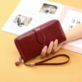 thumbnail image 6 of CAILDANL Wallet for Women Clutch RFID Blocking Leather Wristlet Purse Large Capacity Credit Card Holder Zip Around Wallets, 6 of 7