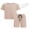 Khaki, variant on Arshiner Boys Drop Shoulder T-Shirt & Drawstring Waist Shorts Set Casual Summer Clothes