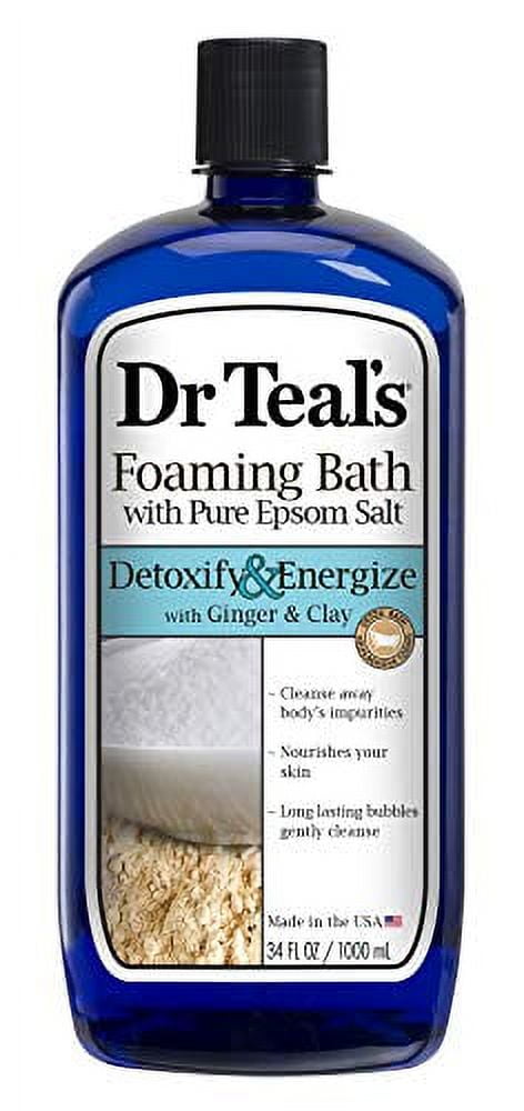 Dr Teal's Detoxify Energize Foaming Bath with Epsom Salt Ginger