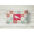 thumbnail image 2 of Carolines Treasures CK5416PW1216 Beltsville Small White Turkey Hen Love Canvas Fabric Decorative Pillow, Red, 12H x16W,, 2 of 3