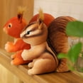 thumbnail image 3 of Nice Simulation Squirrel Plush Toys Stuffed Soft Real Life Anima, 3 of 5
