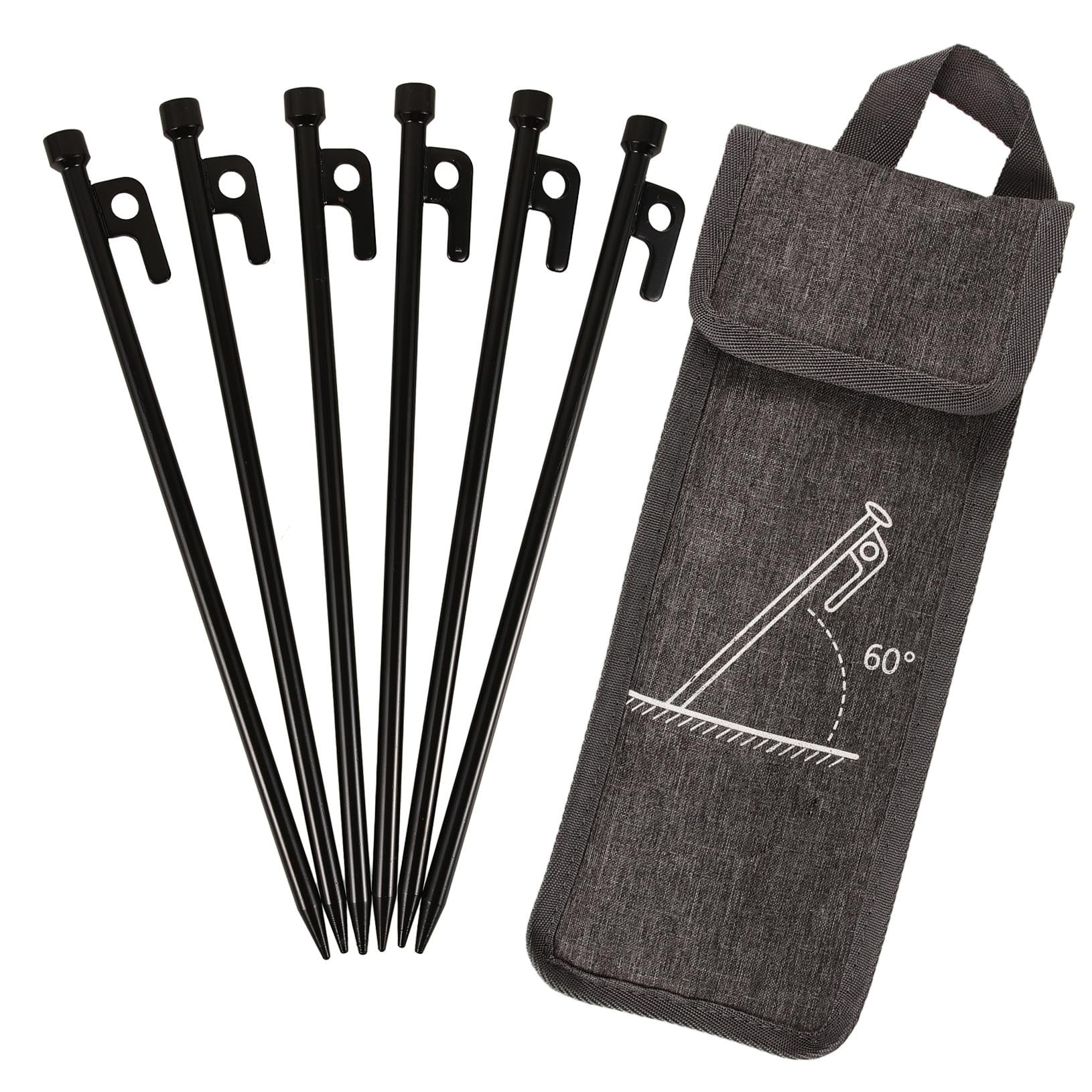 TABLZONE Lightweight Tent Stakes Set for Camping, Outdoor Tent and Tarp Setup, Compact and Design